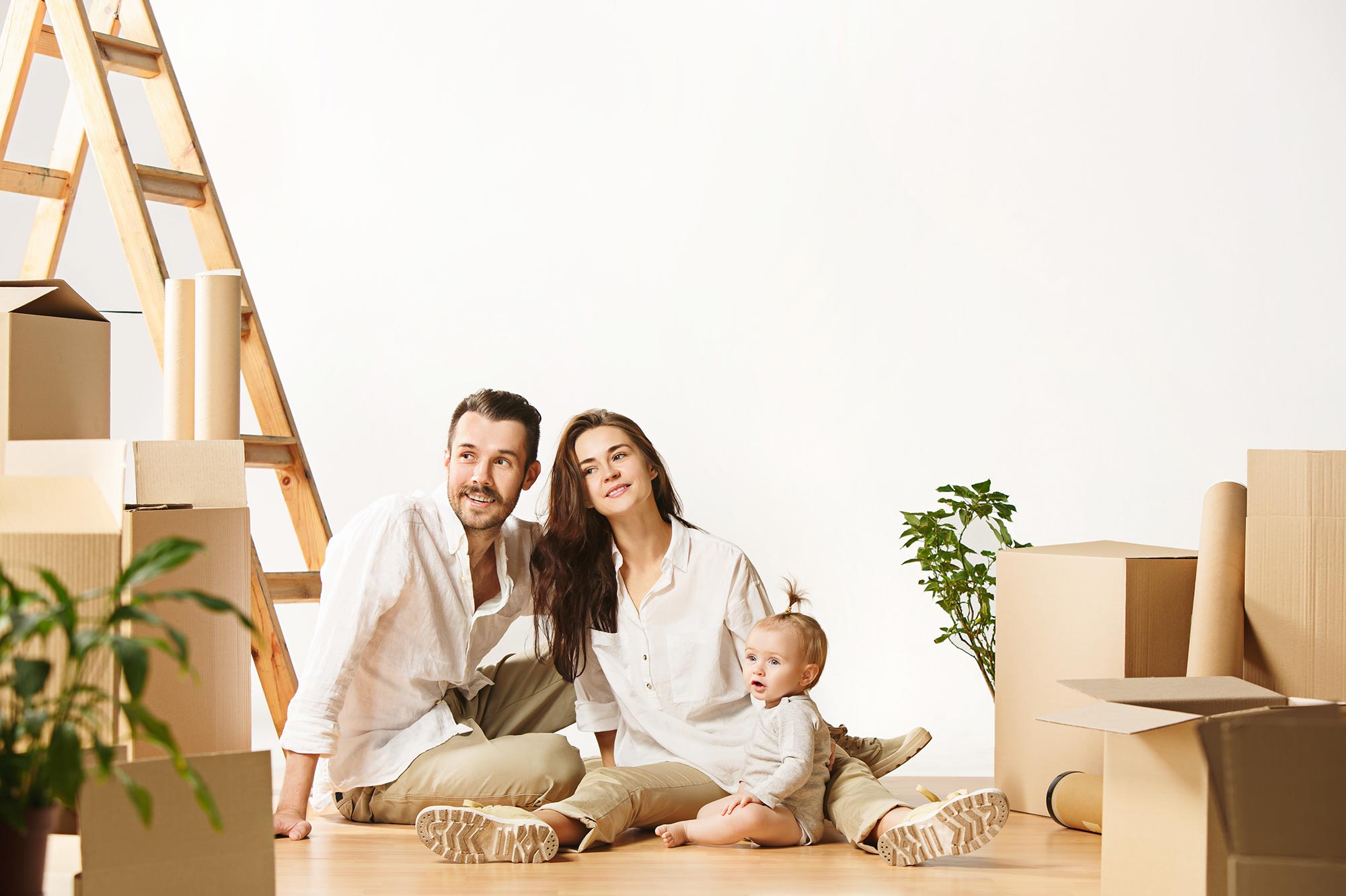 Young Couple Moving House