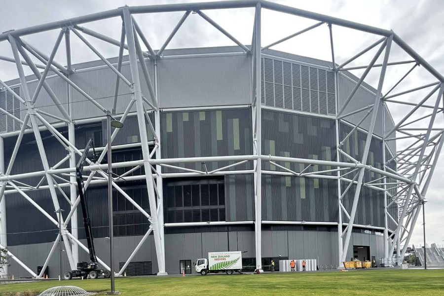 New Zealand Movers Christchurch Supporting One NZ Stadium